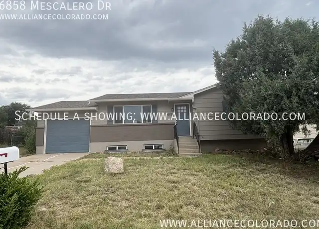 Property at 6858 Mescalero Dr, Colorado Springs, CO, 80915, 4 beds, 2 baths, [object Object]