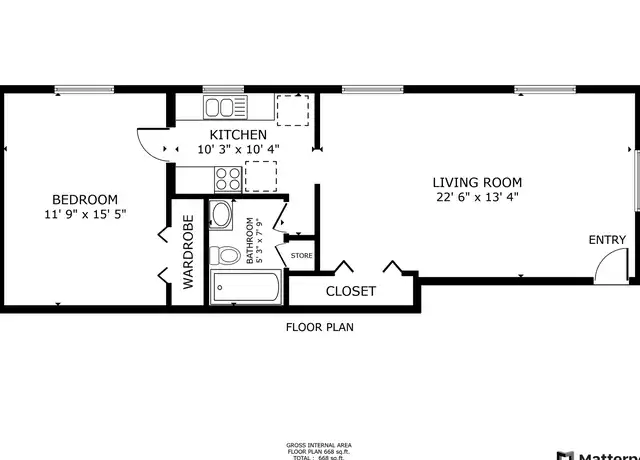 Property at 526 S Eola Dr Unit 1, Orlando, FL, 32801, 1 bed, 1 bath, [object Object]