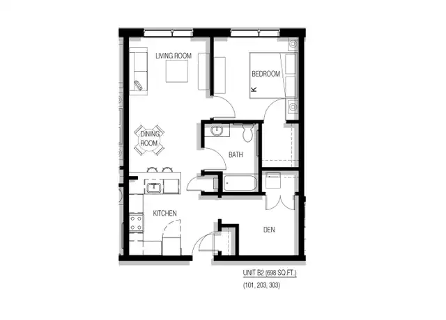 Property at 745 Bound Brook Rd #203, Dunellen, NJ, 08812, 1 bed, 1 bath, [object Object]