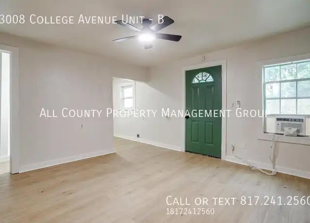 Property at 3008 College Ave Unit B, Fort Worth, TX, 76110, 0 beds, 1 bath, [object Object]