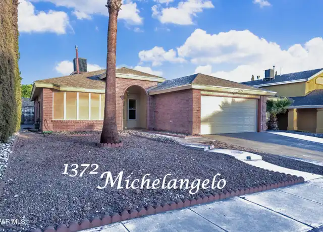 Property at 1372 Michelangelo Dr, El Paso, TX, 79936, 4 beds, 2 baths, [object Object]