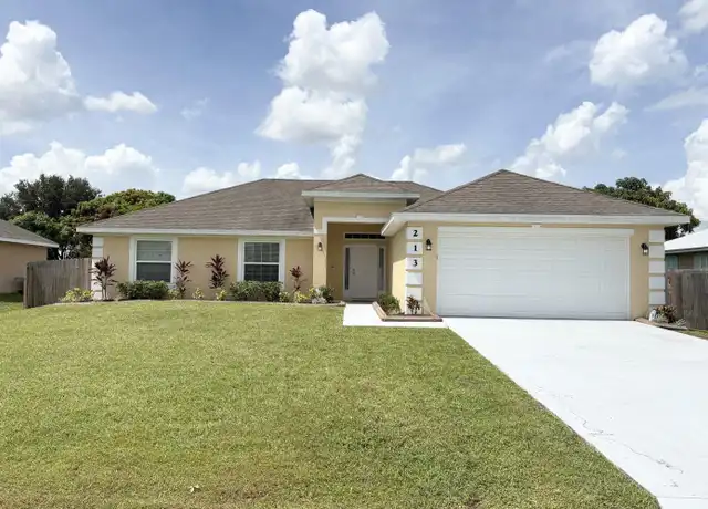 Property at 213 SW Starfish Ave, Port Saint Lucie, FL, 34984, 4 beds, 2 baths, [object Object]