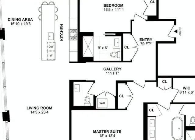 Property at 215 Chrystie St Unit 27W, New York, NY, 10002, 2 beds, 2.5 baths, [object Object]