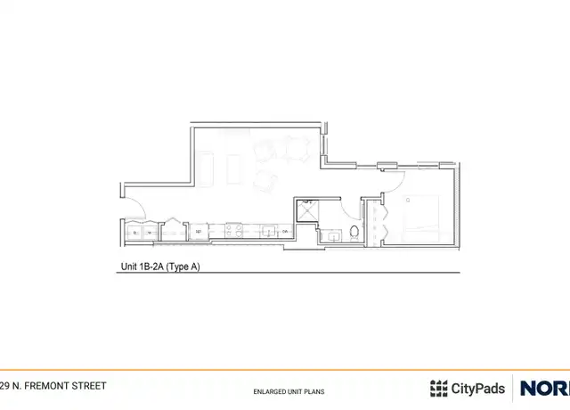 Property at 1529 N Fremont St Unit 315, Chicago, IL, 60642, 1 bed, 1 bath, [object Object]