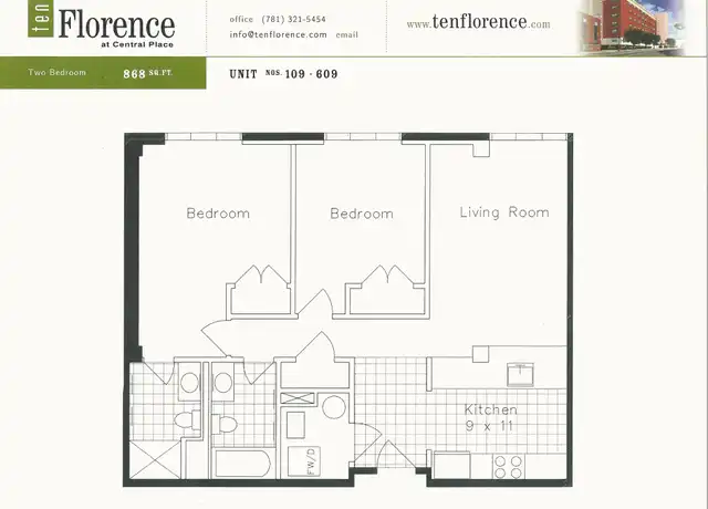 Property at 10 Florence St Unit STREET609, Malden, MA, 02148, 2 beds, 2 baths, [object Object]