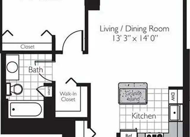 Property at 400 E South Water St Unit 4505, Chicago, IL, 60601, 1 bed, 1 bath, [object Object]
