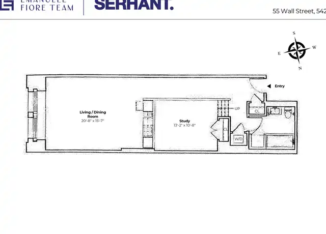 Property at 55 Wall St #542, New York, NY, 10005, 1 bed, 1 bath, [object Object]