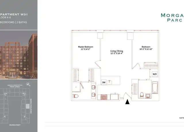 Property at 199 2nd St Unit W831, Mineola, NY, 11501, 2 beds, 2 baths, [object Object]