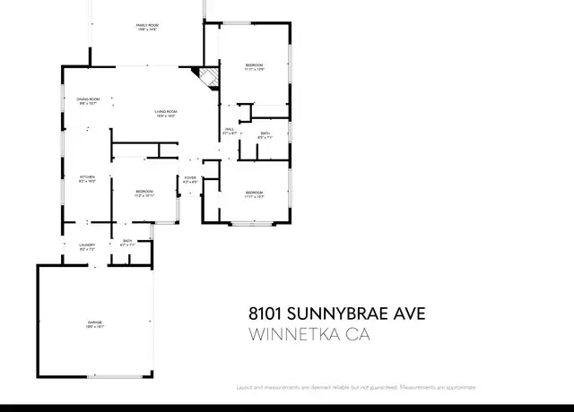 Property at 8101 Sunnybrae Ave, Winnetka, CA, 91306, 3 beds, 2 baths, [object Object]