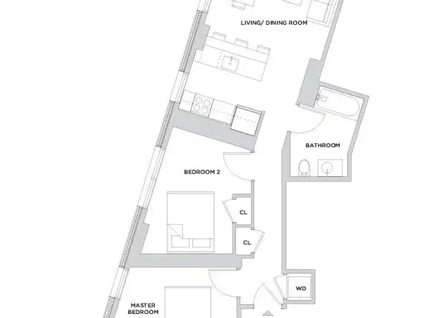 Property at 37-46 72nd St Unit 5H, Jackson Heights, NY, 11372, 2 beds, 2 baths, [object Object]