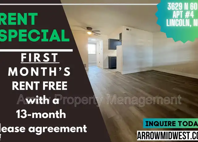 Property at 3629 N 60th St Unit 4, Lincoln, NE, 68507, 1 bed, 1 bath, [object Object]