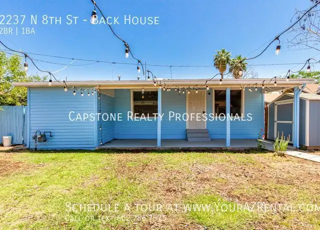 Property at 2237 N 8th St Unit Back House, Phoenix, AZ, 85006, 2 beds, 1 bath, [object Object]