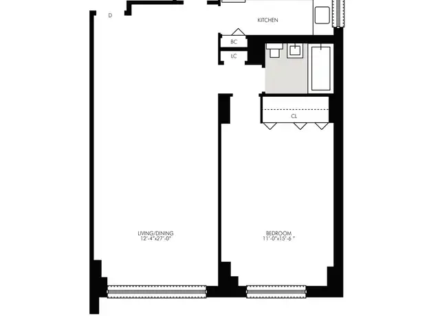 Property at 340 E 34th St Unit 8D, New York, NY, 10016, 1 bed, 1 bath, [object Object]