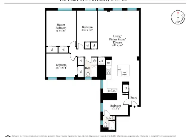 Property at 150 W 87th St Unit 9C, New York, NY, 10024, 3 beds, 2 baths, [object Object]