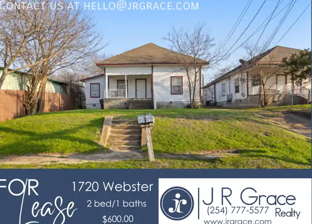 Property at 1720 Webster Ave, Waco, TX, 76706, 2 beds, 1 bath, [object Object]