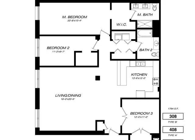 Property at 2550 S Wabash Ave #508, Chicago, IL, 60616, 3 beds, 2 baths, [object Object]