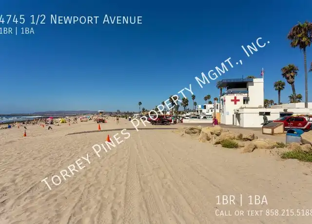 Property at 4745 1/2 Newport Ave, San Diego, CA, 92107, 1 bed, 1 bath, [object Object]