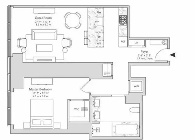 Property at 15 Hudson Yards Unit 30F, New York, NY, 10001, 1 bed, 1 bath, [object Object]
