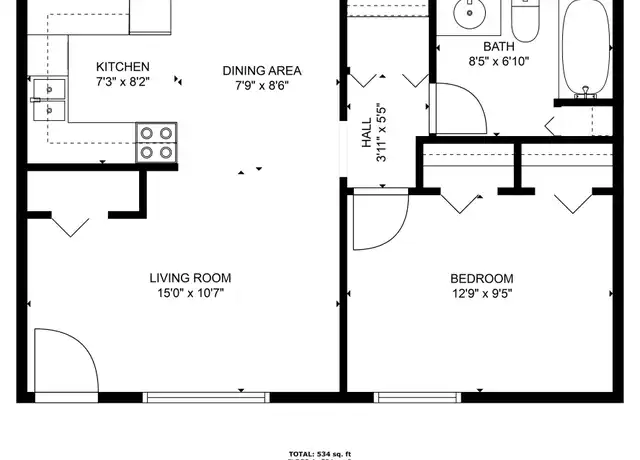 Property at 601 W 9th St Unit 633A, Storm Lake, IA, 50588, 2 beds, 1 bath, [object Object]