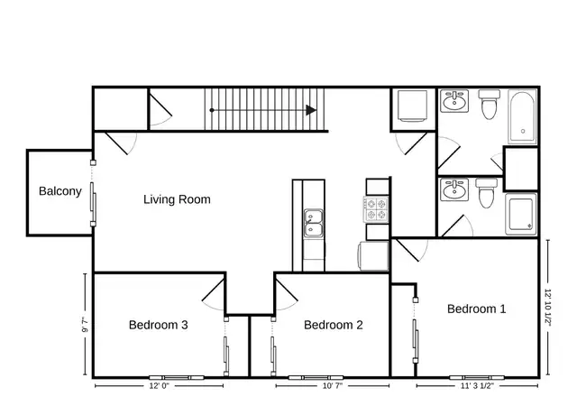 Property at 2015 Webster St Unit AL 2013-50, Merrill, WI, 54452, 3 beds, 2 baths, [object Object]