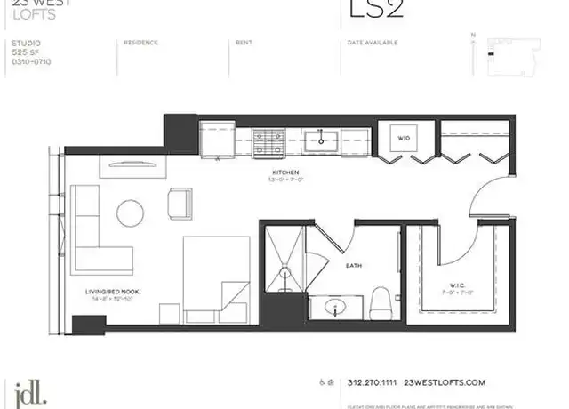 Property at 23 W Chicago Ave Unit 4605, Chicago, IL, 60654, 1 bed, 1 bath, [object Object]