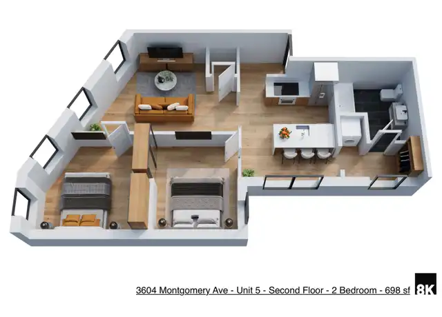 Property at 3604 Montgomery Rd Unit 5, Cincinnati, OH, 45207, 2 beds, 1 bath, [object Object]