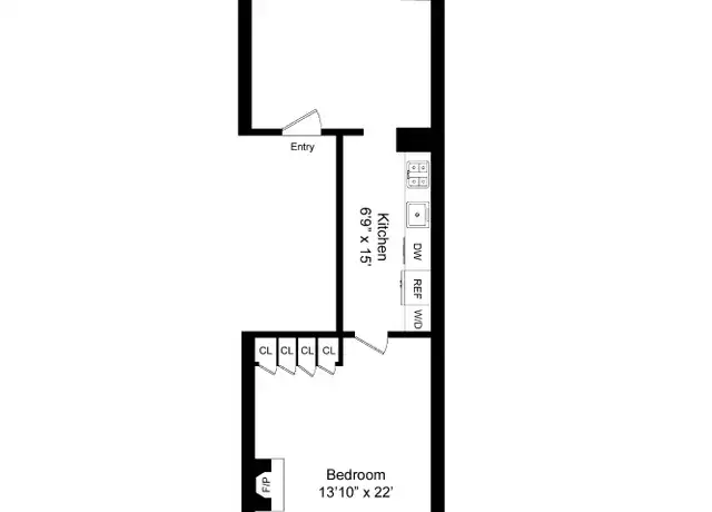 Property at 217 W 70th St Unit 3, New York, NY, 10023, 1 bed, 1 bath, [object Object]