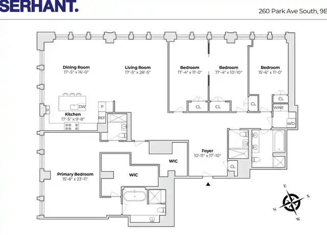 Property at 260 Park Ave S Unit 9BC, New York, NY, 10010, 5 beds, 4 baths, [object Object]
