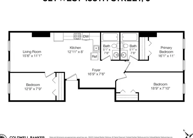 Property at 521 W 158th St Unit 3F, New York, NY, 10032, 3 beds, 2 baths, [object Object]