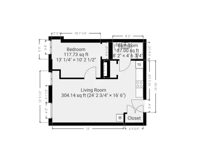Property at 1 W Main St Unit 208, Norristown, PA, 19401, 1 bed, 1 bath, [object Object]