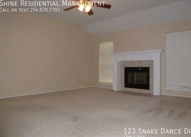 Property at 123 Snake Dance Dr, Harker Heights, TX, 76548, 4 beds, 2 baths, [object Object]