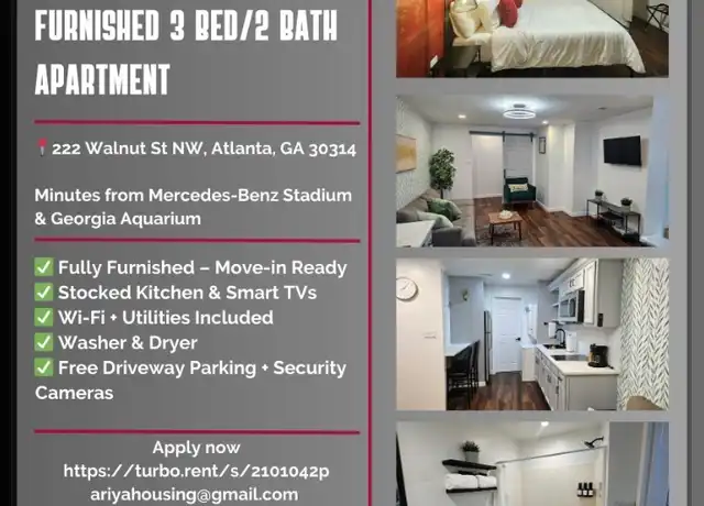 Property at 222 Walnut St NW Unit B, Atlanta, GA, 30314, 3 beds, 2 baths, [object Object]