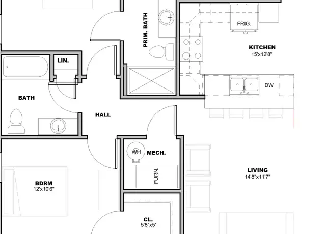 Property at 1107 S 44th Pl Unit 201, Cumming, IA, 50061, 2 beds, 2 baths, [object Object]
