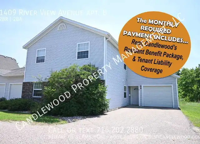 Property at 1409 River View Ave Unit B, Stevens Point, WI, 54481, 2 beds, 1.5 baths, [object Object]
