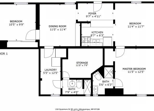 Property at 210 Sycamore St SE Unit C, Albuquerque, NM, 87106, 2 beds, 2 baths, [object Object]