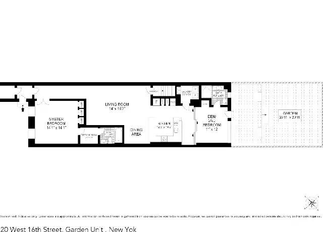 Property at 20 W 16th St, New York, NY, 10011, 2 beds, 2 baths, [object Object]