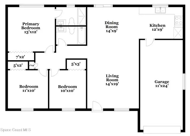 Property at 473 Birch Ave SW, Palm Bay, FL, 32908, 3 beds, 2 baths, [object Object]