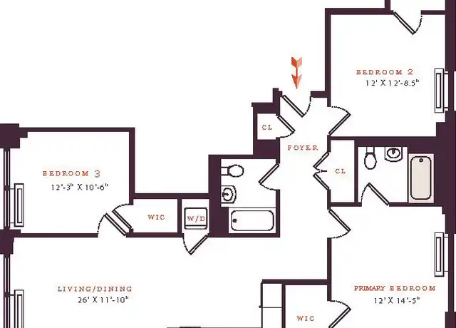 Property at 138 E 12th St Unit 5A, New York, NY, 10003, 3 beds, 2 baths, [object Object]