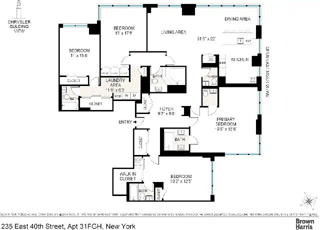 Property at 235 E 40th St Unit 31FGH, New York, NY, 10016, 4 beds, 4.5 baths, [object Object]