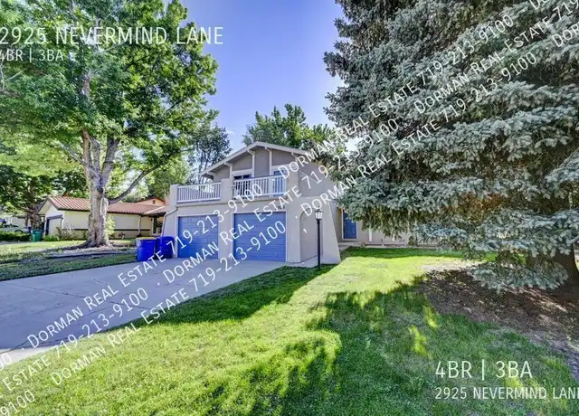 Property at 2925 Nevermind Ln, Colorado Springs, CO, 80917, 4 beds, 2.5 baths, [object Object]