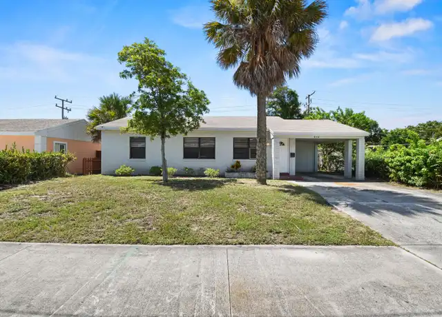 Property at 838 45th St, West Palm Beach, FL, 33407, 3 beds, 1 bath, [object Object]