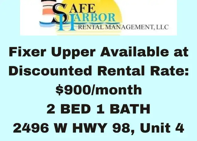 Property at 2496 U.S. 98 Unit 4, Mary Esther, FL, 32569, 2 beds, 1 bath, [object Object]