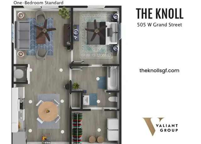 Property at 505 W Grand St Unit 103, Springfield, MO, 65806, 1 bed, 1 bath, [object Object]