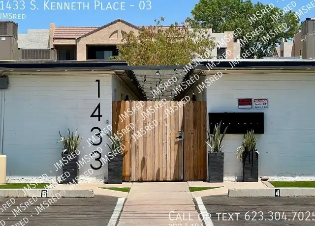 Property at 1433 S Kenneth Pl Unit 03, Tempe, AZ, 85281, 2 beds, 1 bath, [object Object]