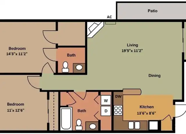 Property at 1300 Walnut St Unit 1340-03, Baraboo, WI, 53913, 2 beds, 1.5 baths, [object Object]