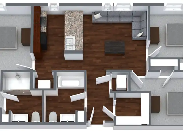 Property at 424 S 24th St Unit 303, Omaha, NE, 68102, 3 beds, 2 baths, [object Object]