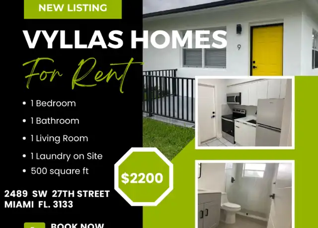 Property at 2489 SW 27th St Unit 9, Miami, FL, 33133, 1 bed, 1 bath, [object Object]