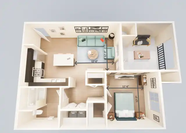 Property at 14400 Lasselle St Unit F207, Moreno Valley, CA, 92553, 1 bed, 1 bath, [object Object]