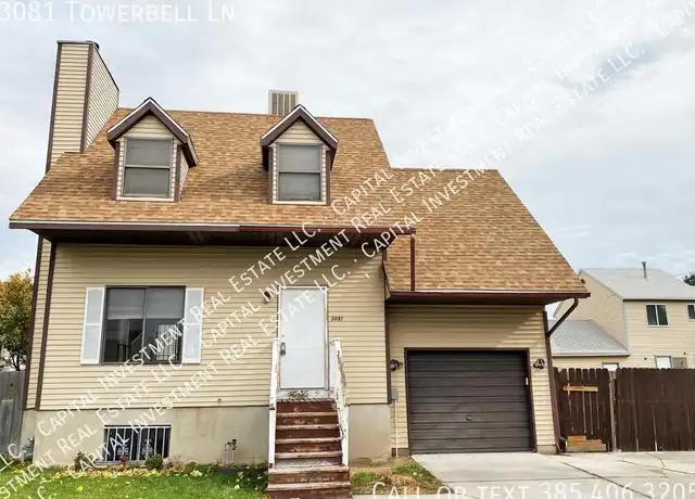 Property at 3081 S Towerbell Ln, West Valley City, UT, 84120, 4 beds, 2.5 baths, [object Object]