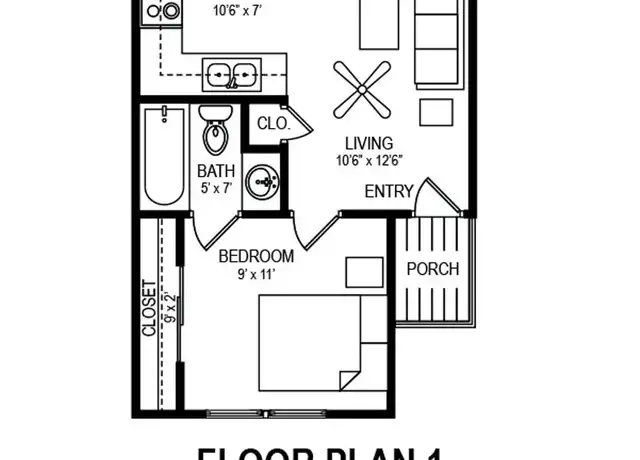 Property at El Monty Apartments - 1623 Aquarena Springs Dr, San Marcos, TX, 78666, 1-2 bed, 1-2 bath, [object Object]